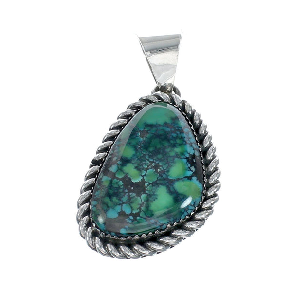 Navajo Native American Turquoise Sterling Silver Pendant SN20094